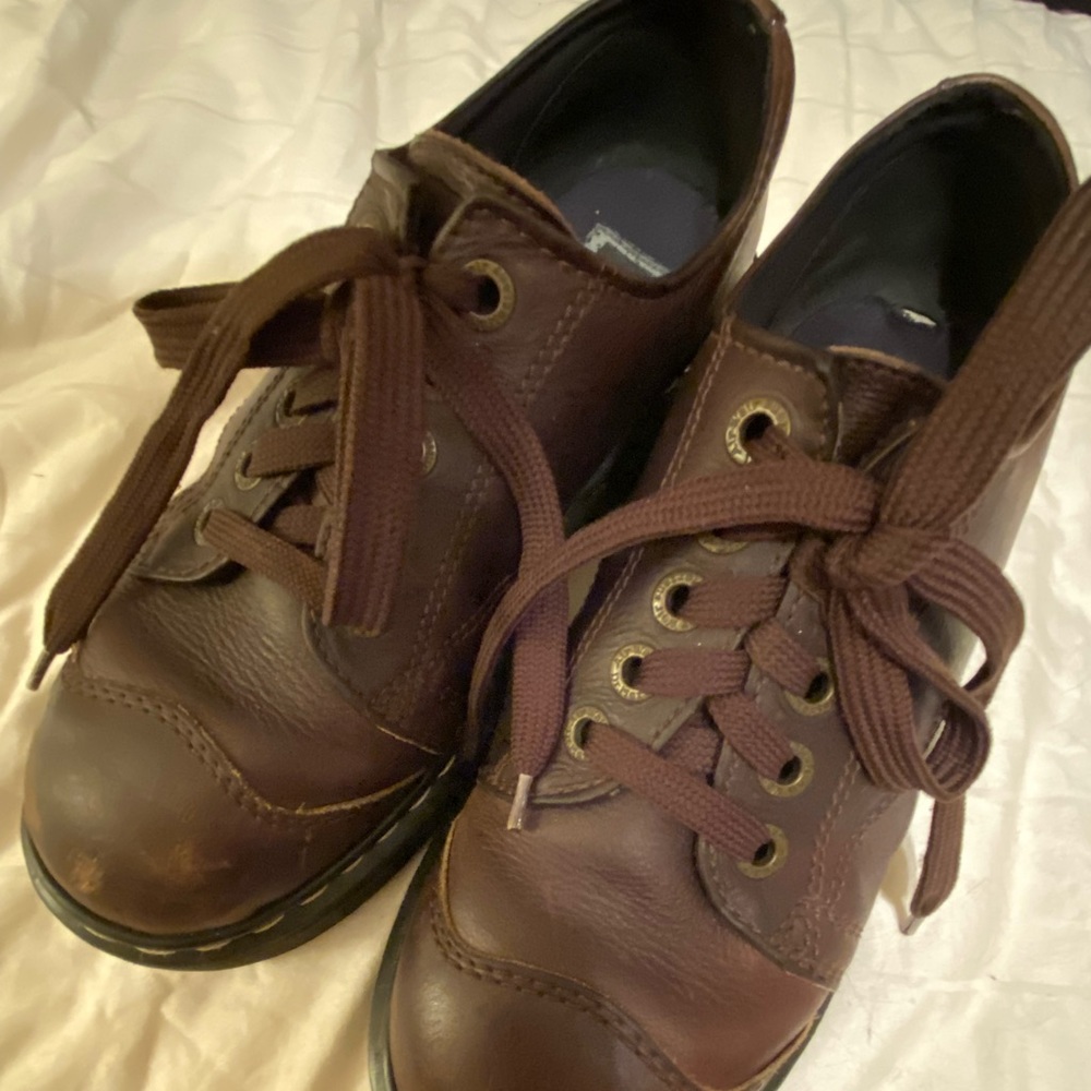 Vintage Brown Platform Mary Jane Doc Martens🤎